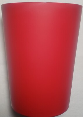 Mainstays Plastic 18oz Tumbler Cup Red BPA Free Dishwasher Microwave Safe-image