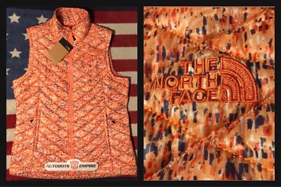 Vintage NORTH FACE Womens THERMOBALL PRIMALOFT PACKABLE QUILTED VEST L Steep Rtg-image