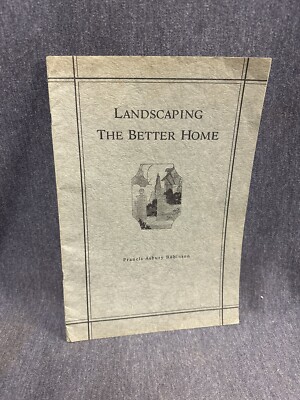 Antique 1928 BETTER HOMES AND Gardens ORIGINAL Landscaping the Better Home-image