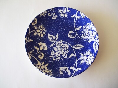 Pier 1 Blue Batik Salad / Luncheon / Dessert Plate, 8.25