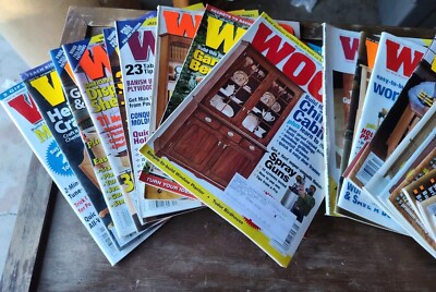 Better Homes & Gardens WOOD Magazines 2004-2007 W/Patterns Inside LOT OF 19 -image