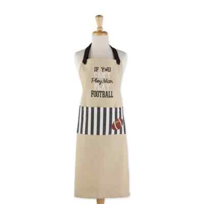If You Can't Play Nice, Play Football! Design Imports Apron New With Tags-image
