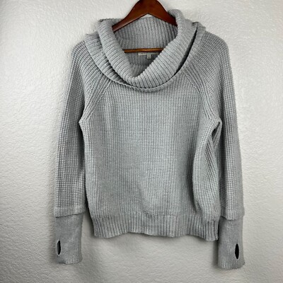 41 Hawthorn Womens Gray Turtle Cowl Neck Long Sleeve Knit Sweater S-image