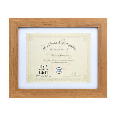 Better Homes & Gardens Rectangular Wood Document Frame-image