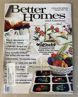 Vintage Better Homes and Gardens Magazine, February 1977-image