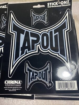 1 TAPOUT DECAL #8717. I Have Over A 100 & Will Give Discounts For Higher Quants-image
