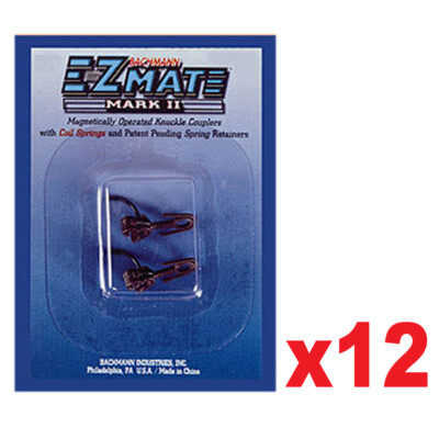Bachmann 78022 E-Z Mate II Coupler Over Shank Medium (12) HO Scale-image