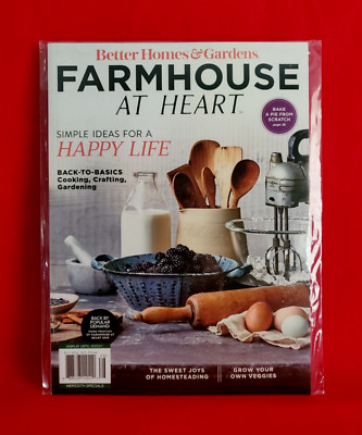 Farmhouse at Heart 2021 Better Homes & Gardens Magazine NEW-image
