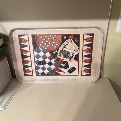 Design Imports Made In Italy Game Night Melamine Tray-image