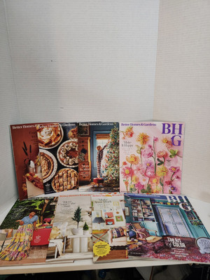 Lot of 8 Better Homes And Gardens BHG Magazine Oct 2023 - June 2024-image