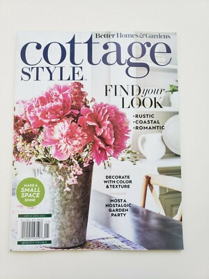 Better Homes & Gardens Cottage Style June 2022 Magazine Rustic Coastal Romantic -image