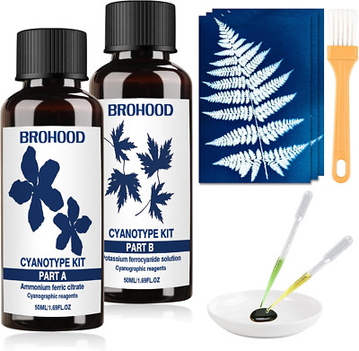 Cyanotype Kit, Cyanotype Chemicals, Complete Sun Printing Kit for Cyanotype Dye -image