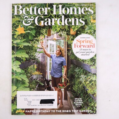 Better Homes And Gardens Magazine March 2018 Garden Issue Spring Forward-image