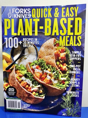 Forks Over Knives Magazine  - Quick & Easy Plant-based Meals Recipe October 2024-image