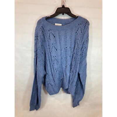 Chic Knit Elegance: [X- Large Gray Women's Sweater - Cozy Comfort & Timeless Sty-image