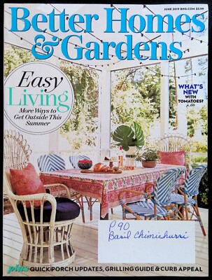 BETTER HOMES & GARDENS VOL. 97 #6 ~ FN 2019 JUNE MAGAZINE ~ EASY LIVING, SUMMER-image