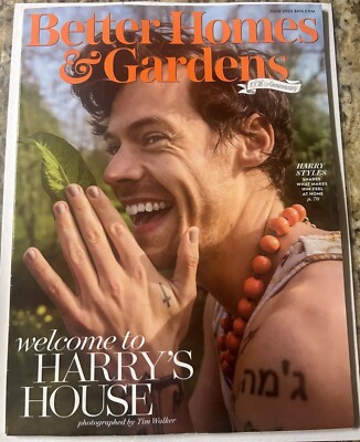 Harry Styles Better Homes and Gardens magazine June '22 100th Anniv- collectible-image
