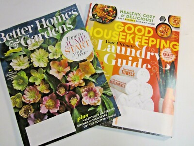 Family Magazines  Good Housekeeping   Better Homes Gardens   Both Jan Feb 2022-image