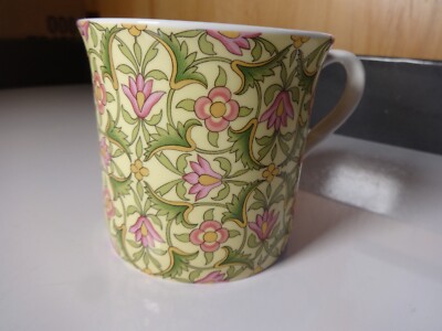 Stechcol Gracie Bone China Coffee Mug by Coastline Imports Floral Design FLAW *-image