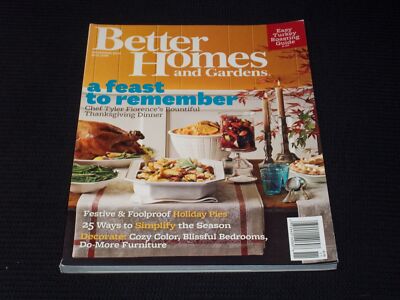 2010 NOVEMBER BETTER HOMES & GARDENS MAGAZINE - A FEAST TO REMEMBER - E 2791-image