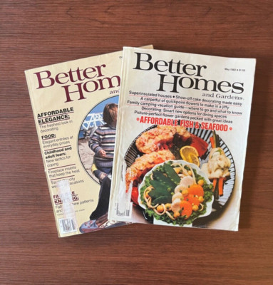Better Homes and Gardens Magazine 1981 October, 1982 May-image