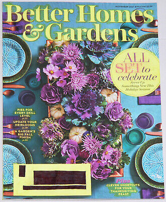 magazine:  Better Homes and Gardens November, 2021; volume 99, no. 11, 108 pages-image