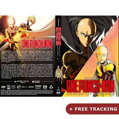 One Punch Man Season 1+2 (VOL. 1-24 End) DVD English Dubbed All Region-image