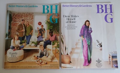 Better Homes & Gardens Magazine Lot: April 2023 & September 2023 Drew Barrymore-image