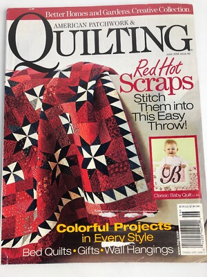 Better Homes and Gardens American Patchwork & Quilting Magazine June 2006-image