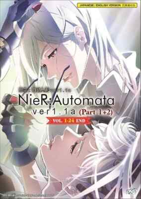 Nier: Automata Ver1.1A (Part 1 & Part 2) Complete Anime DVD with 2B Keychain-image