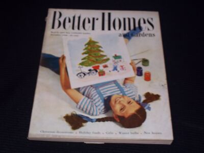 1948 DECEMBER BETTER HOMES & GARDENS MAGAZINE NICE COVER & ADS - H 1317-image