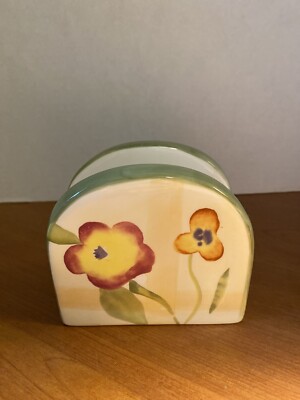  Jay Import ~ FLORISA ~ “Flowers In Bloom” NAPKIN HOLDER-image