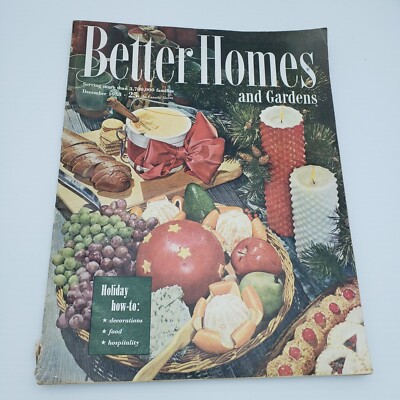 Better Homes And Gardens Magazine Vintage 1953  December Christmas Edition-image