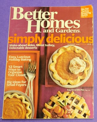 Better Homes and Gardens Magazine (November 2009) Volume 87 Issue #11-image