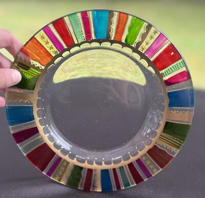 PIER 1 Festive Stripes Set of 2 8.25