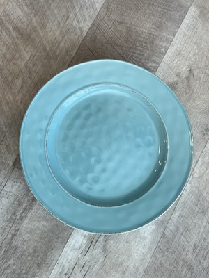 Pier One Martillo Mint Round Dinner Plates 10 3/4