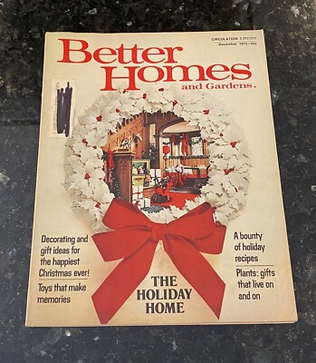 VTG Better Homes & Gardens Magazine December 1973 A Bounty of Holiday Christmas-image