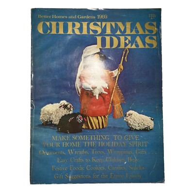 Vintage 1969 Better Homes & Gardens Magazine December Christmas Ideas Bonus-image
