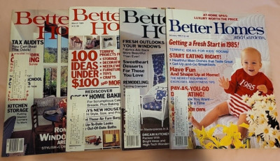Vintage Better Homes And Gardens Magazine 1985 Lot Of 4-image