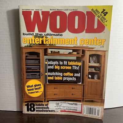 Better Homes & Gardens Wood Magazine September 2004 Build Entertainment Center-image