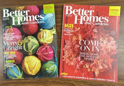 Better Homes & Gardens Magazine Bundle - DECEMBER 2015 & 2016-image