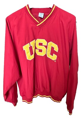 VTG USC Trojans Campus Classic Pullover Wind Breaker Men’s Size XL-image