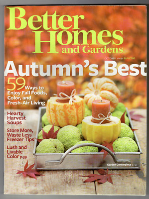 Better Homes and Gardens Magazine October 2009-image