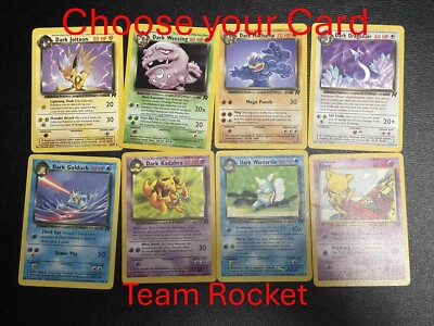 Pokémon TCG Team Rocket Choose Your Own To Complete Your Set-image
