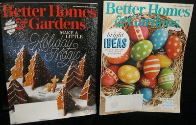 BETTER HOMES & GARDENS  DECEMBER 2021 CHRISTMAS DOUBLE ISSUE & APRIL 2022 EASTER-image