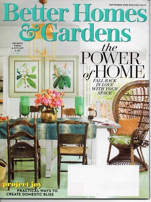 2020 :: Better Homes & Gardens :: September :: The Power of Home-image