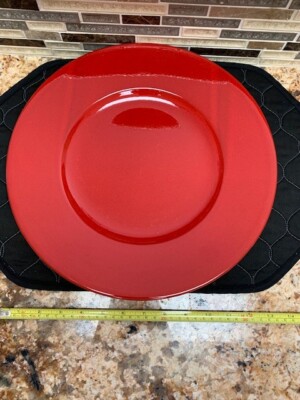 HUGE Red by Pier 1 Earthenware 13 3/8