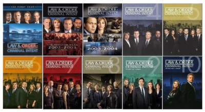 LAW and ORDER CRIMINAL INTENT Season 1-10 Complete Series New Free Ship-image