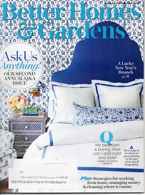 2021 :: Better Homes & Gardens :: January :: Annual Q & A Issue-image