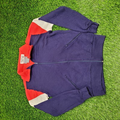 Vintage 90s Track-&-Court Track Jacket Medium 20x24 Cropped-image